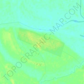 Mapa topográfico Отары, altitude, relevo