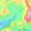 Mapa topográfico Refuge de Bise, altitude, relevo