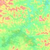 Mapa topográfico Rio dos Apiacás, altitude, relevo