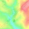 Mapa topográfico Суксу, altitude, relevo