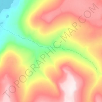 Mapa topográfico Тэмукан, altitude, relevo