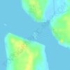Mapa topográfico Batas Desa Dian Pulau Kec Kei Kecil Barat Kabupaten Maluku Tenggara, altitude, relevo