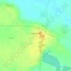 Mapa topográfico Dobrovolsk, altitude, relevo