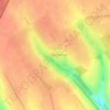 Mapa topográfico Очеретня, altitude, relevo