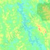 Mapa topográfico Bera Lake, altitude, relevo