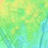 Mapa topográfico Plaza de la Safor, altitude, relevo