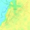 Mapa topográfico Xangongo, altitude, relevo