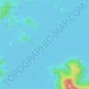 Mapa topográfico Pulau Mecopo, altitude, relevo