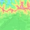 Mapa topográfico Mariara, mapa de relevo, mapa de altitude