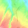 Mapa topográfico Alhama, mapa de relevo, mapa de altitude