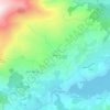 Mapa topográfico Poggio, altitude, relevo