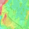 Mapa topográfico Kalnes, mapa de relevo, mapa de altitude
