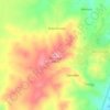 Mapa topográfico Montargil, altitude, relevo