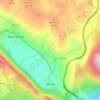 Mapa topográfico Minde, altitude, relevo