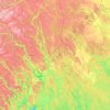 Mapa topográfico Hedmark, mapa de relevo, mapa de altitude