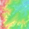 Mapa topográfico San-Gavino-di-Fiumorbo, altitude, relevo