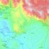 Mapa topográfico Alvito, altitude, relevo