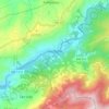 Mapa topográfico Sandomil, altitude, relevo
