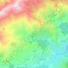 Mapa topográfico Lozzi, altitude, relevo