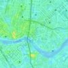 Mapa topográfico Quiapo, mapa de relevo, mapa de altitude