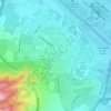 Mapa topográfico Churriana, mapa de relevo, mapa de altitude