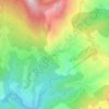 Mapa topográfico Moïta, altitude, relevo