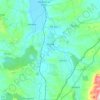 Mapa topográfico Soure, altitude, relevo
