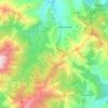 Mapa topográfico Vivario, altitude, relevo