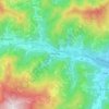 Mapa topográfico Venasca, altitude, relevo