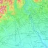 Mapa topográfico Novara, altitude, relevo