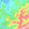 Mapa topográfico Calenzana, altitude, relevo