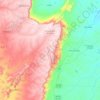 Mapa topográfico Guaraciaba do Norte, altitude, relevo
