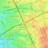 Mapa topográfico Cubao, mapa de relevo, mapa de altitude