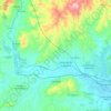Mapa topográfico Cártama, mapa de relevo, mapa de altitude