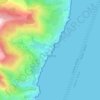 Mapa topográfico Brando, altitude, relevo