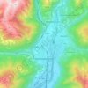 Mapa topográfico Domodossola, altitude, relevo