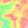 Mapa topográfico Oledo, altitude, relevo