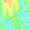Mapa topográfico Placas, altitude, relevo